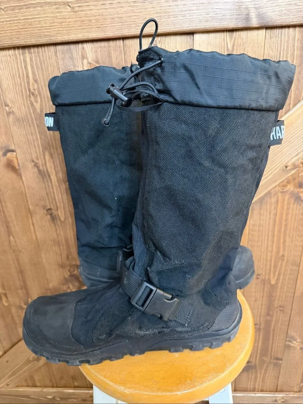 Harley-Davidson Size Large Black Motorcycle Rain Overboots NEOS Waterproof Boot
